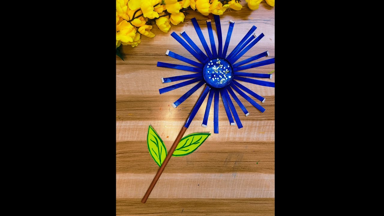 🌻Paper cup flower 🌻- ✨Art from waste ✨