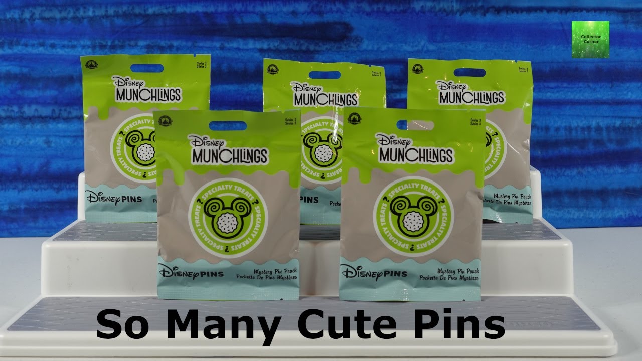 Disney Munchlings Specialty Treats Blind Bag Trading Pin Opening