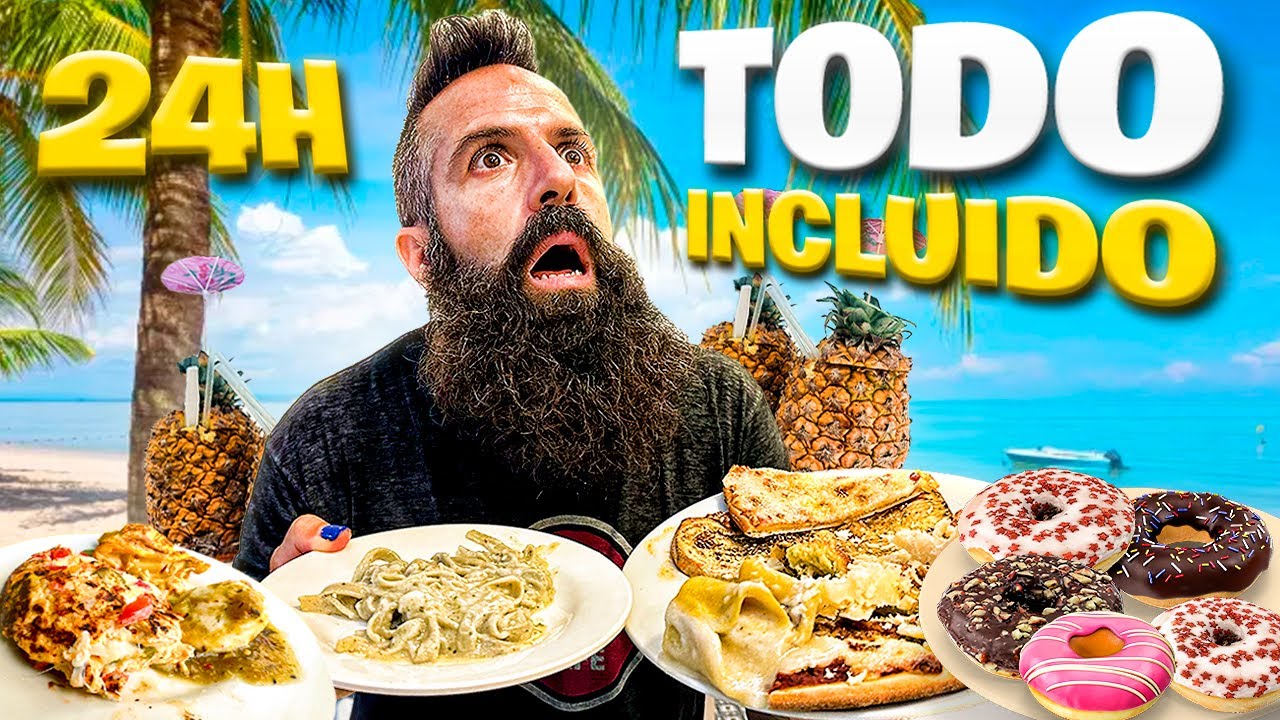 24 HORAS ENCERRADO EN UN TODO INCLUIDO EN PUNTA CANA. ¡Todo el día comiendo!