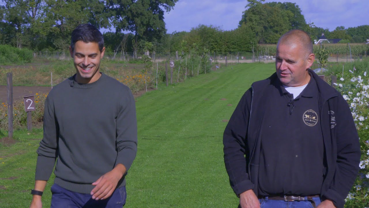 Rob Jetten van D66 bezoekt boerderij Het Binnenveld in Rhenen