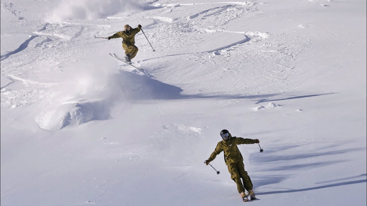 my luckiest day of the season (bluebird pow day)