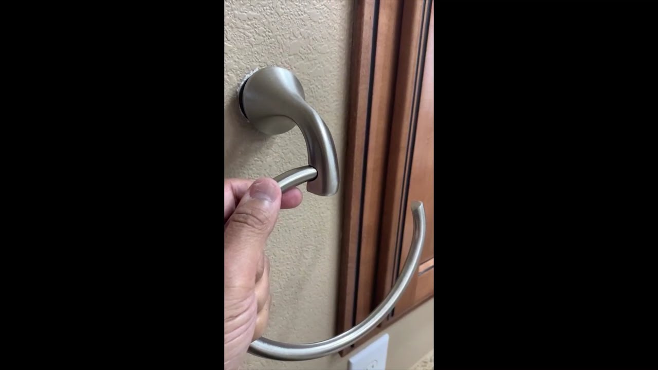 Remove and replace Moen EVA Towel Ring