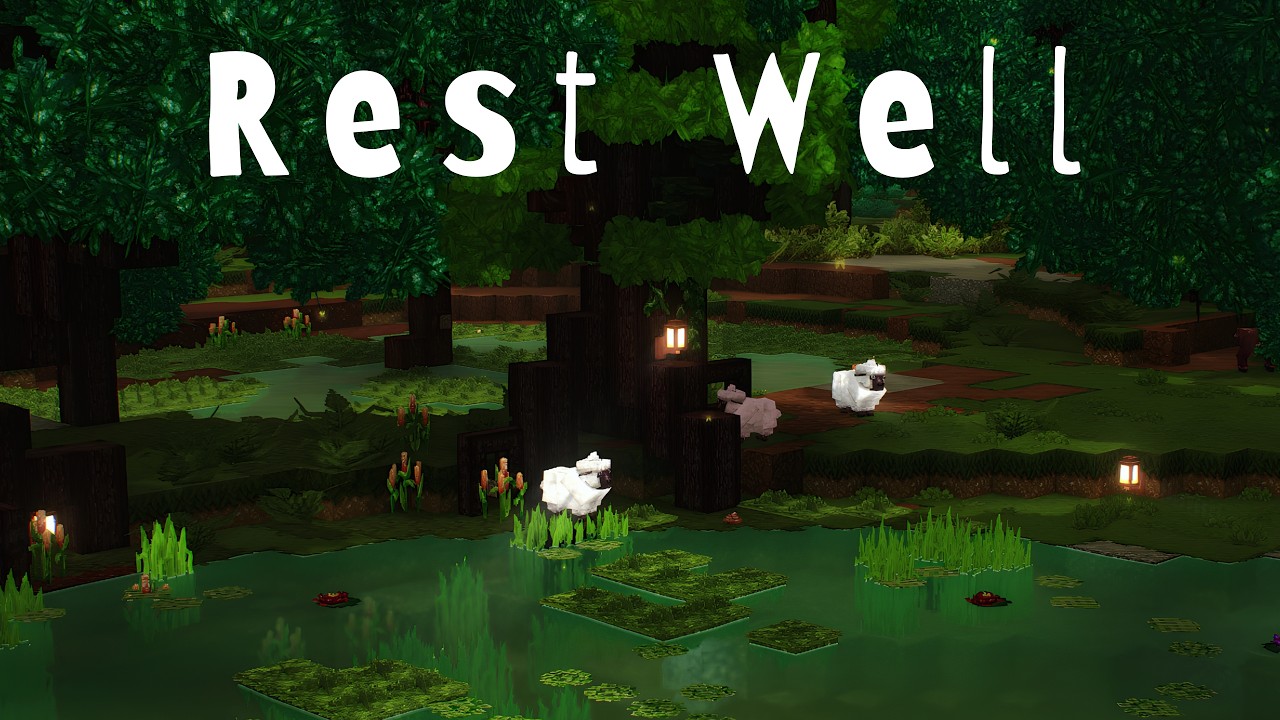 deep focus by a quiet forest pond... (relaxing ambience + music)