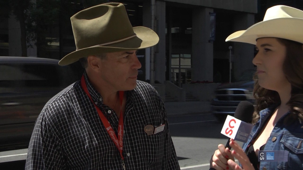 Calgary Stampede Roving Reporter - Parade Re-Route!