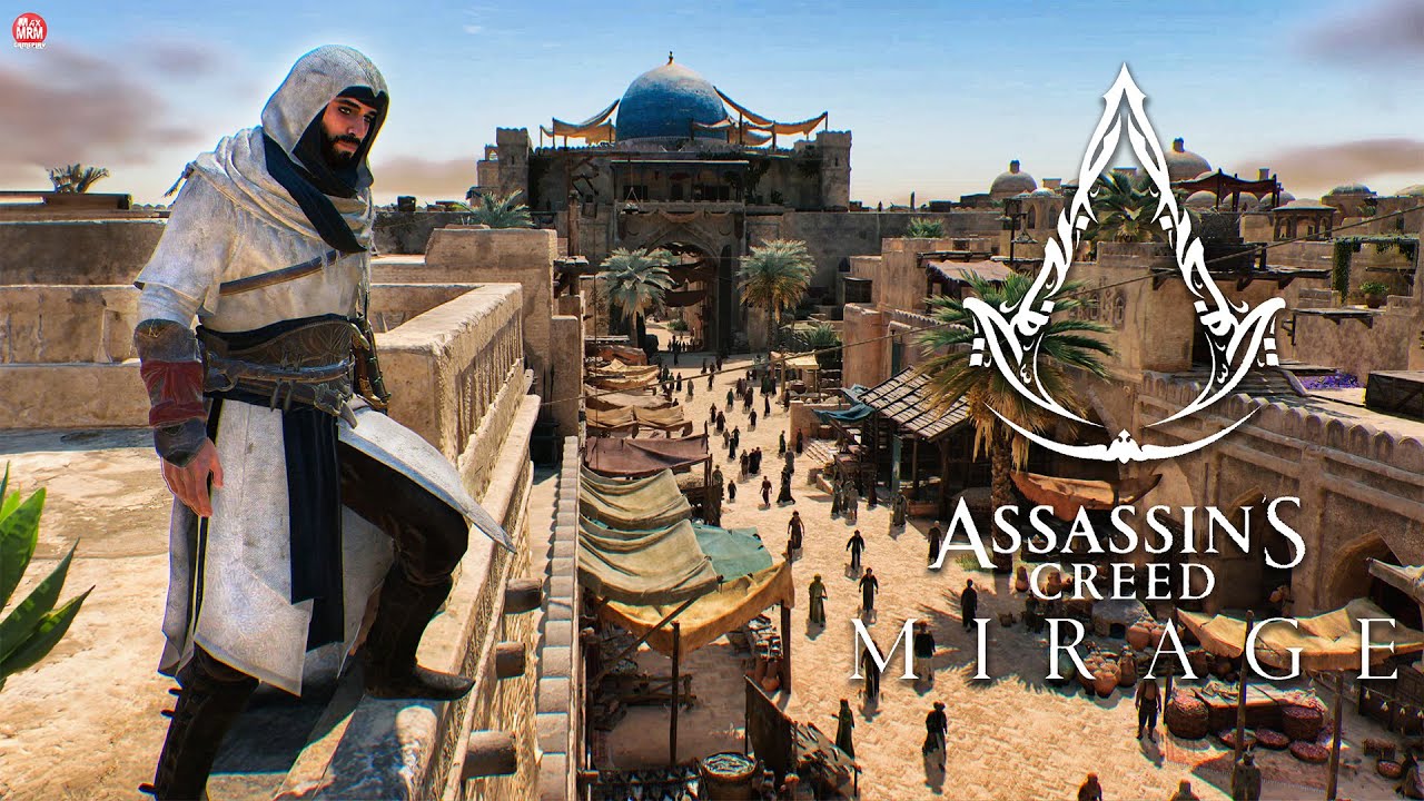 ASSASSIN'S CREED MIRAGE - O INICIO DE GAMEPLAY, Dublado em Portugu&ecirc;s PT-BR | 4k 60fps