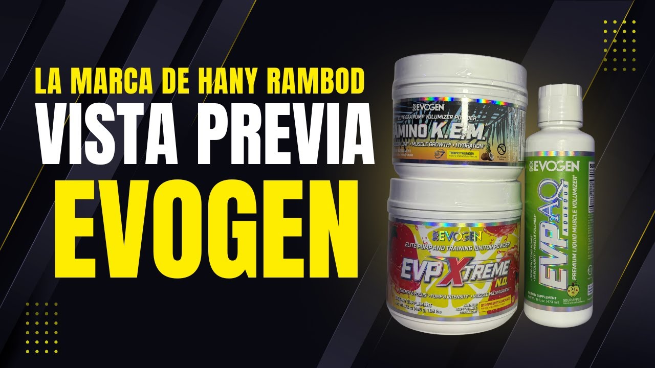 Lo nuevo en el canal: los suplementos de EVOGEN que pondremos a prueba