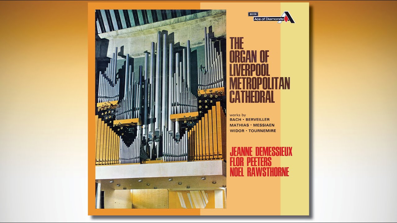 Flor Peeters & Noel Rawsthorne at the organ of Metropolitan Cathedral of Christ the King, Liverpool