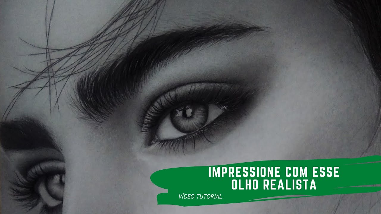Como Desenhar Um Olho Realista - How to draw realistic eye