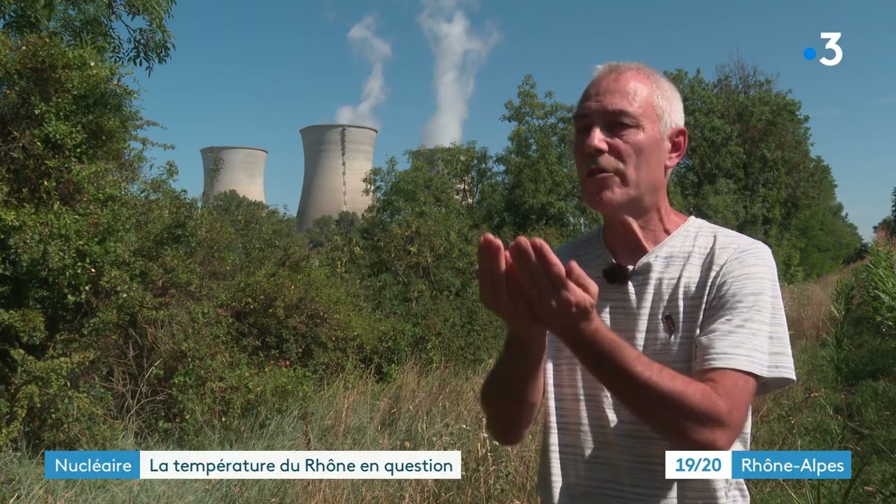 Canicule : la centrale nucl&eacute;aire du Bugey peut augmenter la temp&eacute;rature de ses rejets dans le Rh&ocirc;ne