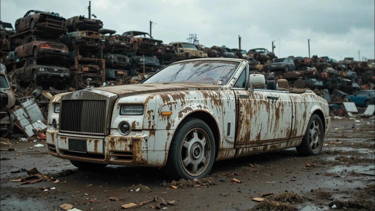 ASMR Car Restoration! Full Restoration 2008 Rolls-Royce Phantom White Damaged to New