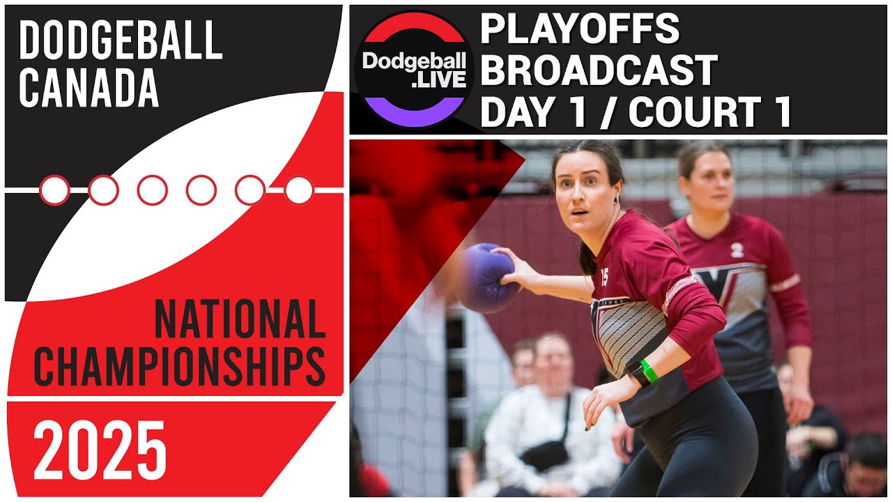 2025 Dodgeball Canada National Championships / Playoffs Day 1 / Court 1