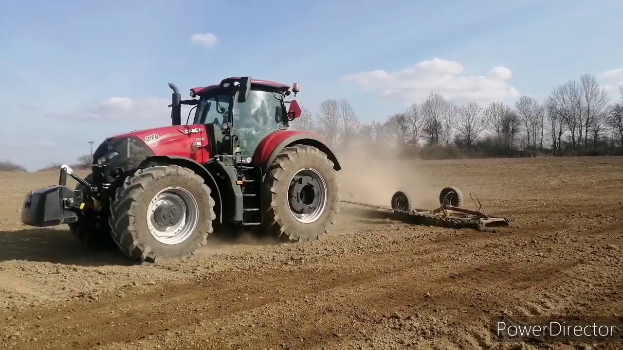 Jarné smykovanie s Case optum 270 + smyk/2021/