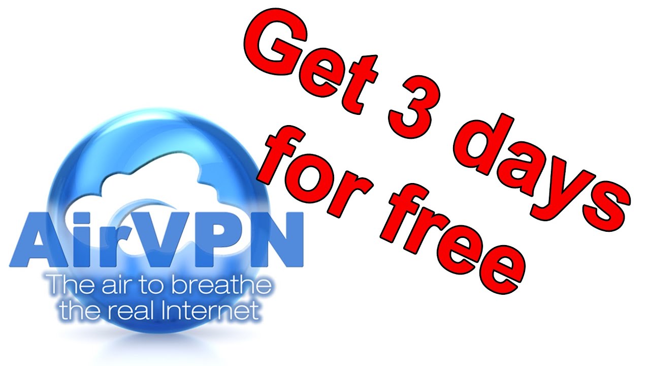 How to get a 3 day free trial on AirVPN