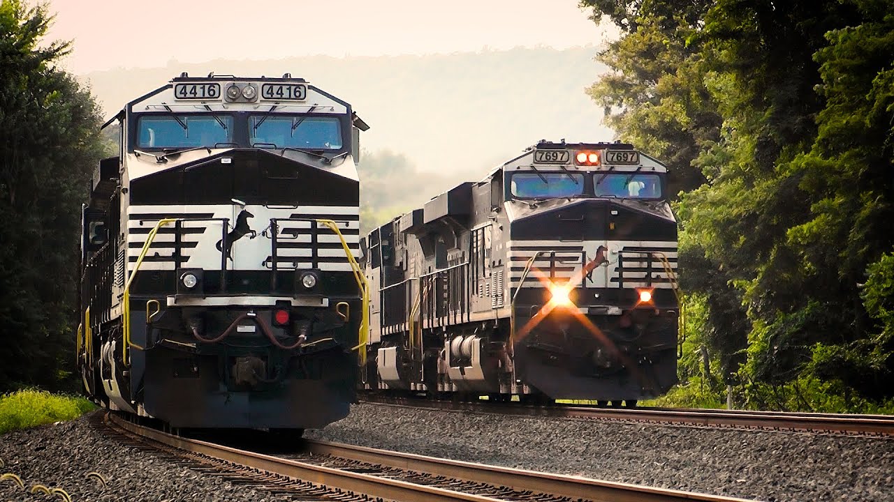 Norfolk Southern Freight Trains thru Duncannon and Cove, PA