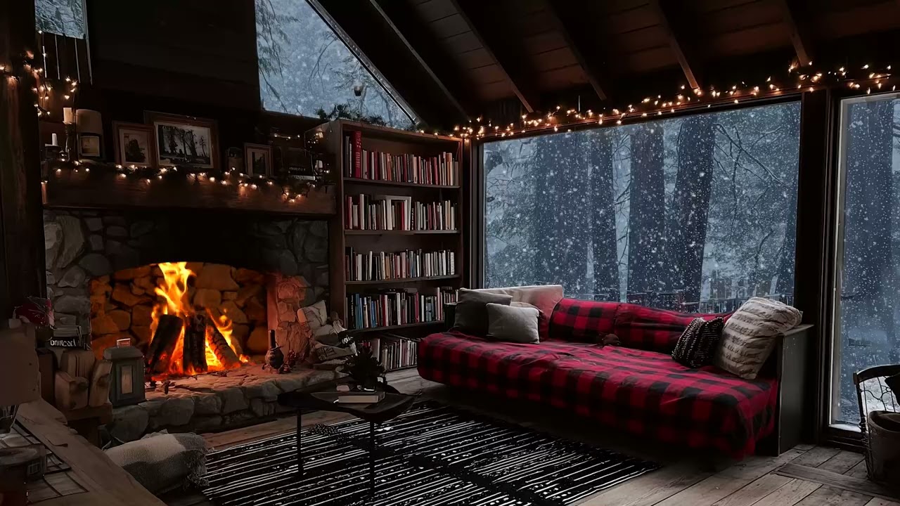 Deep Sleep Piano with Fireplace Sounds for Relaxation and Calm Mind
