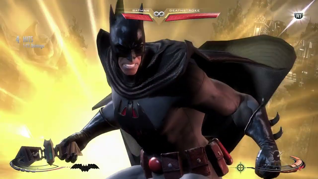 Injustice: Gods Among Us Ultimate Edition Flashpoint Batman Classic Battle Gameplay