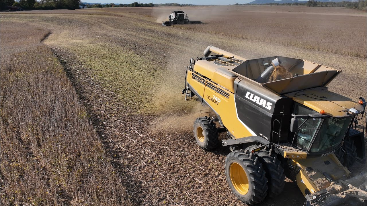 Combine caught on Fire | almost a disaster