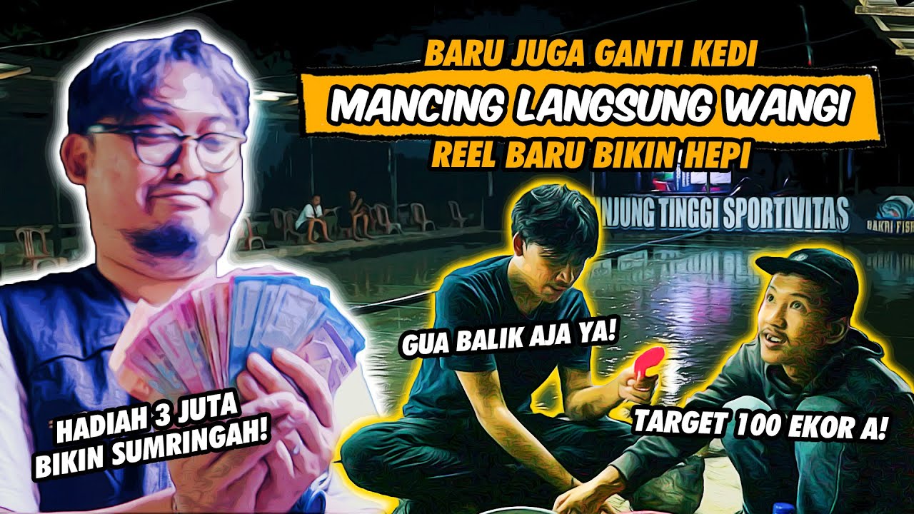 BORONG HADIAH 3 JUTA!! DAIDO NEPTUNA TURUN PERDANA LANGSUNG BIKIN BAHAGIA DI PMC BAKRI FISHING