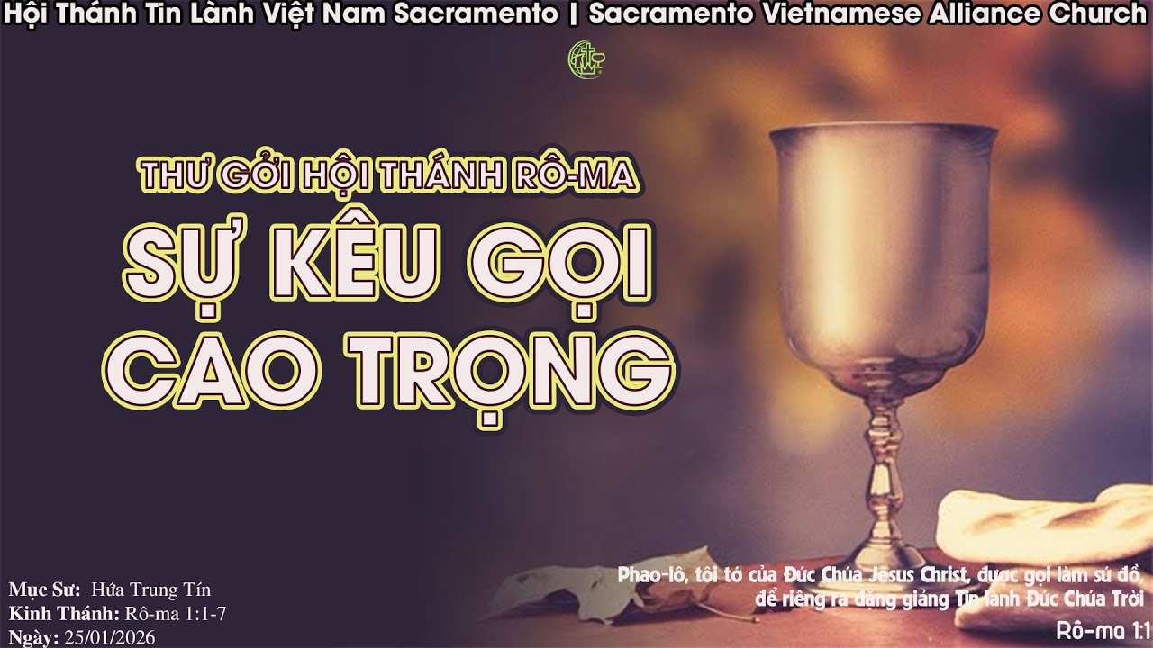 HTTL Sacramento | THƯ GỞI HT RÔ-MA: SỰ KÊU GỌI CAO TRỌNG | MSQN Hứa Trung Tín | Ngày 01/02/2026