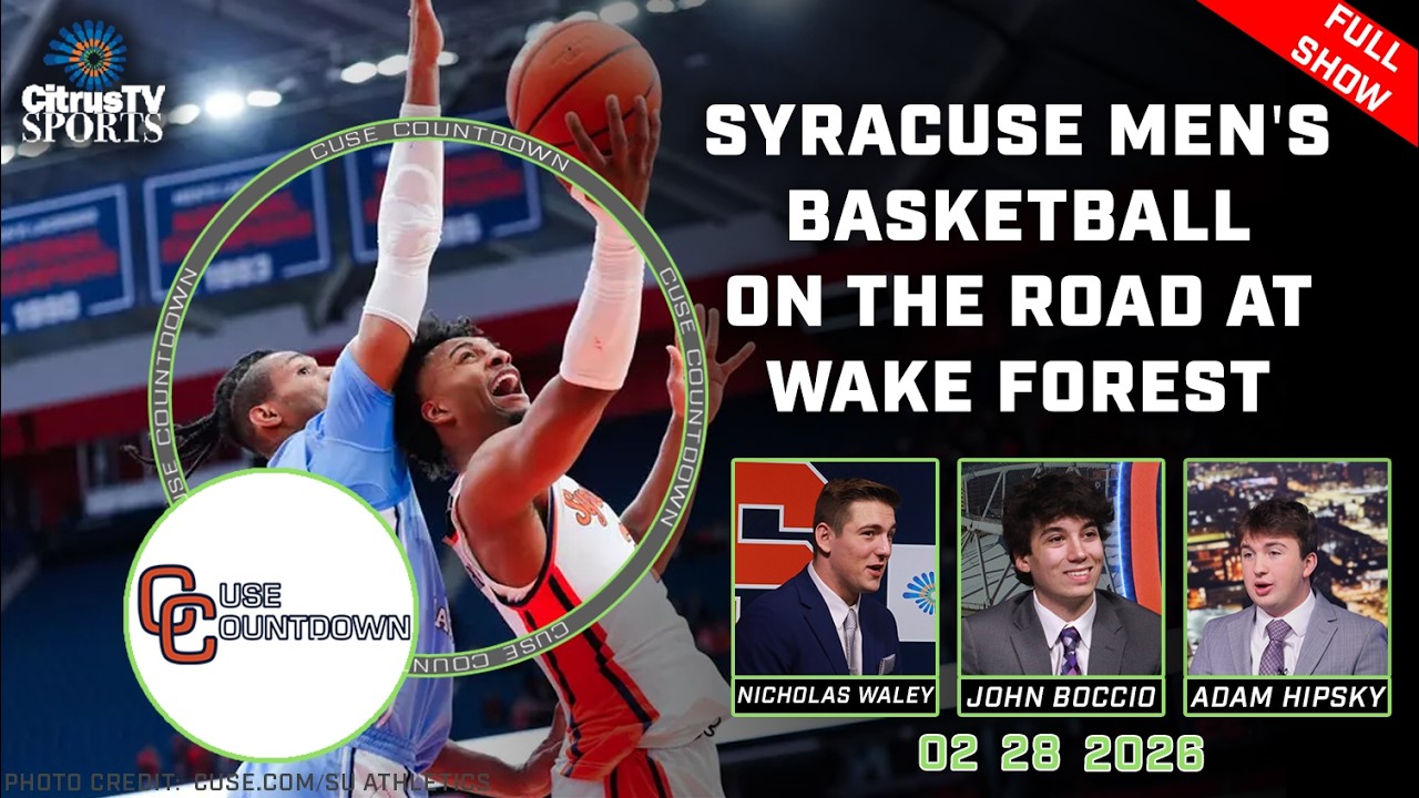 Syracuse Men's Basketball faces Wake Forest | 'Cuse Countdown Pregame | February 28th, 2026