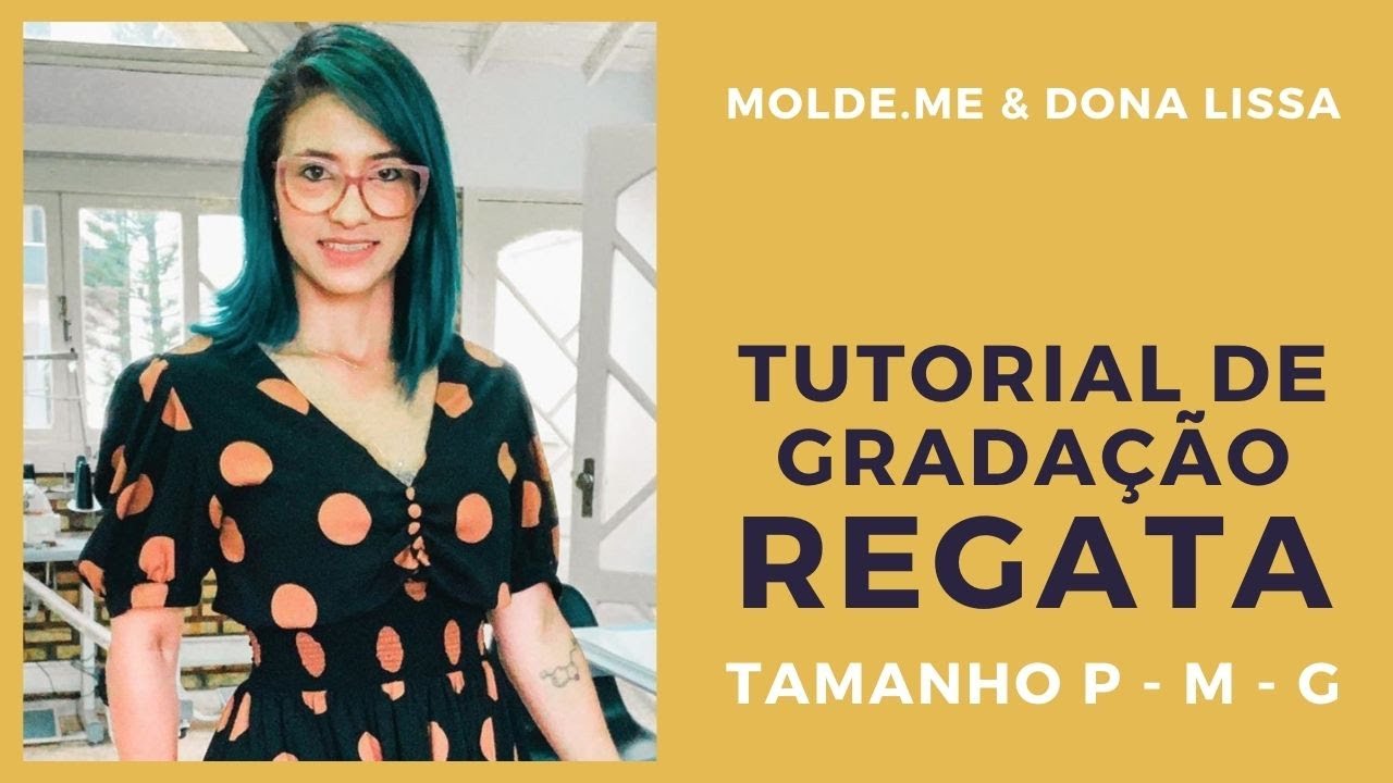 Tutorial - Grada&ccedil;&atilde;o de Regata - Molde.me