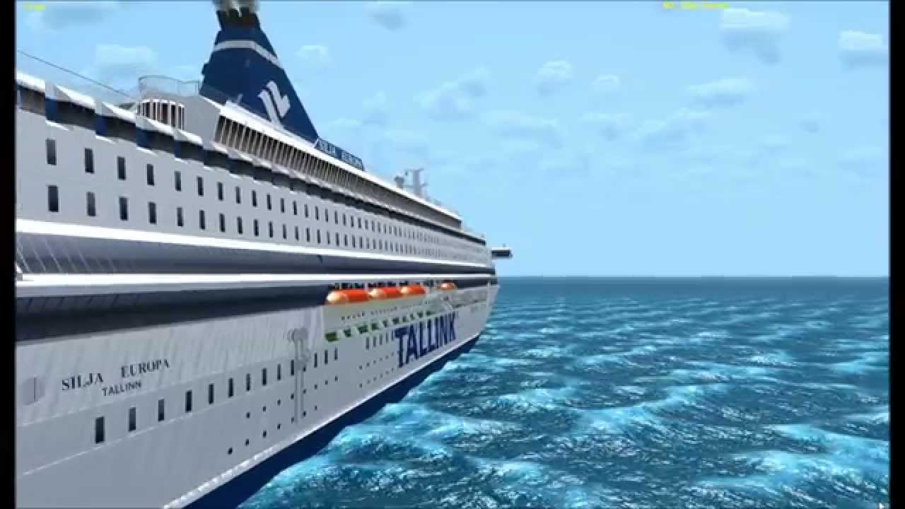 M/S Silja Europa in Vehicle Simulator (VSF)