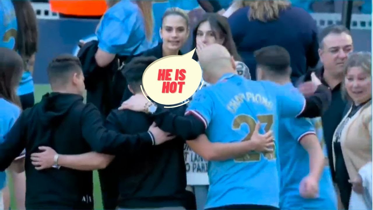 Pep Guardiola's daughter was caught staring at Julian Alvarez