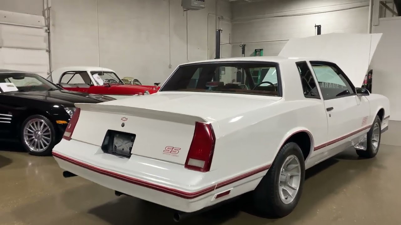 1987 Chevrolet Monte Carlo SS in White