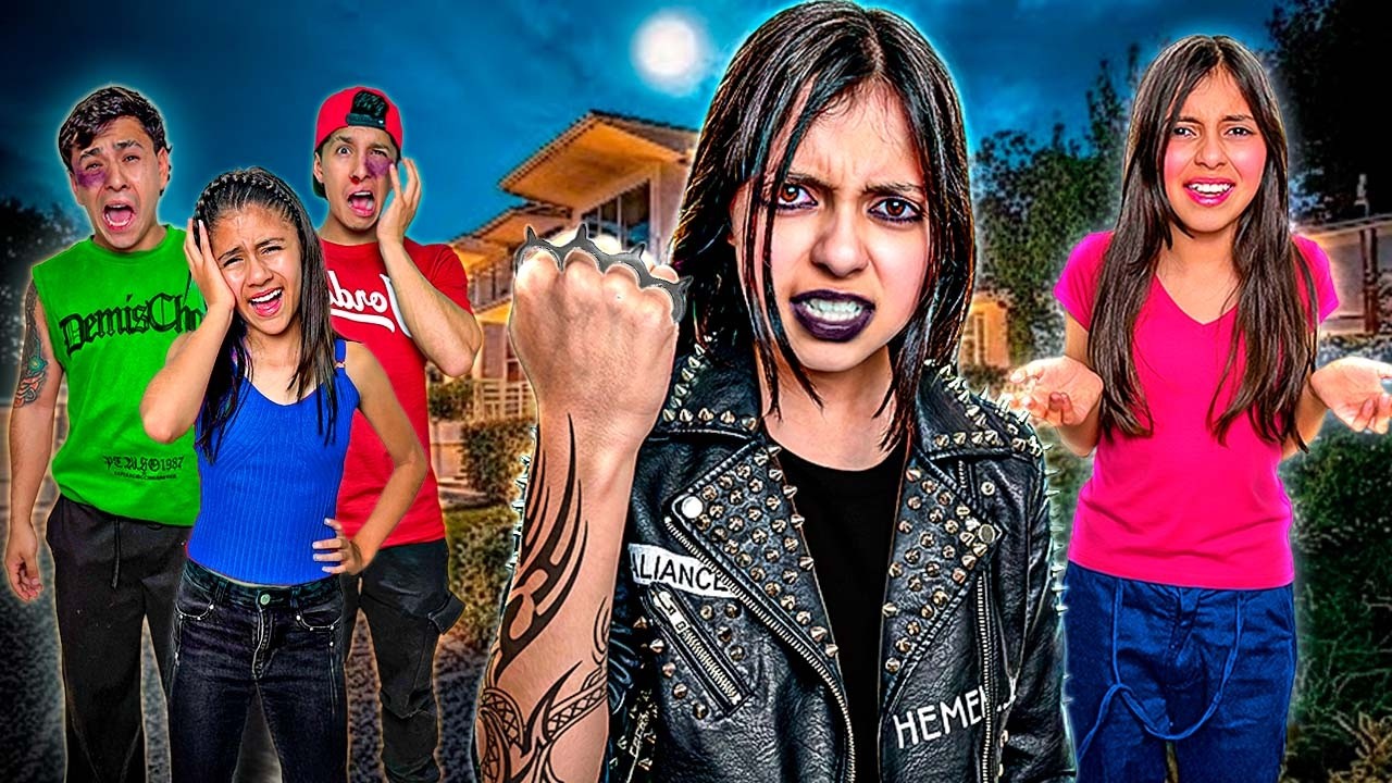 ¡MI HERMANA GEMELA MALVADA GOLPEA BRUTALMENTE a MIS AMIGOS! **Es muy Agresiva**