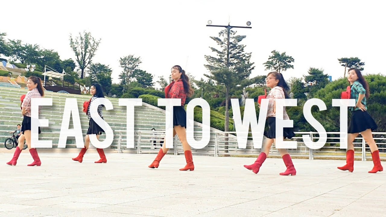 East To West Line Dance Demo