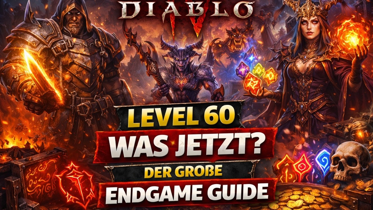 Diablo 4 Ultimativer Anf&auml;nger Guide - #03 LvL. 60 - was jetzt? Der gro&szlig;e Endgame Guide
