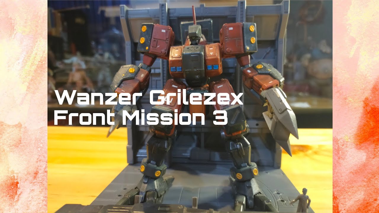 Xebec ArtFx Front Mission 3 Wanzer Grilezex Original Color Figure Red [Action Figure Review]