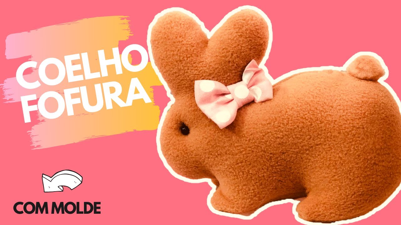 COELHINHO FOFURA PASSO A PASSO COM MOLDE COELHO DE P&Aacute;SCOA DRICA TV