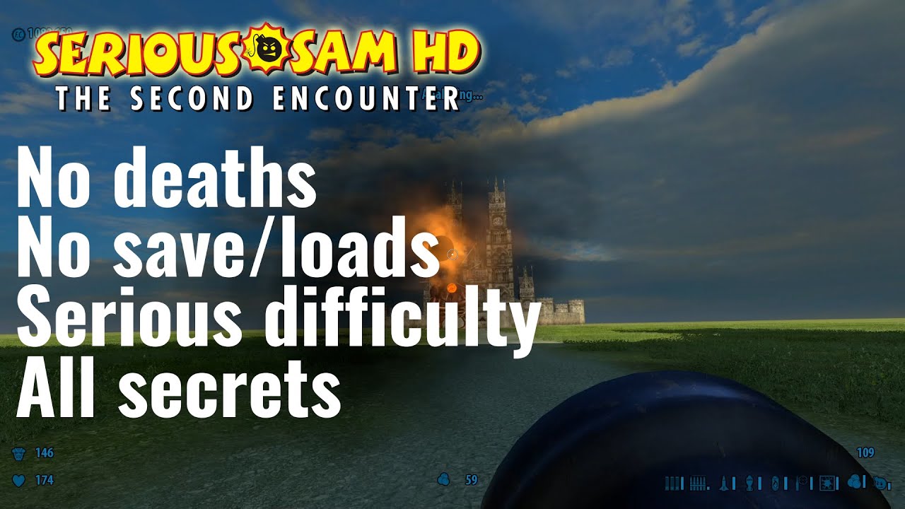 Serious Sam Fusion: The Second Encounter: No deaths | Serious Difficulty |  All Secrets Playthrough