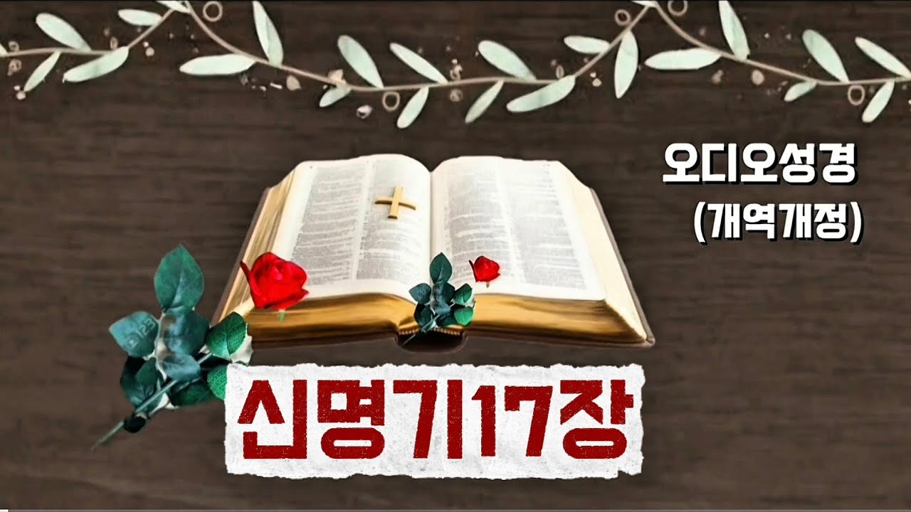성경낭독 ㅣ신명기17장ㅣ오디오성경ㅣ힌장말씀