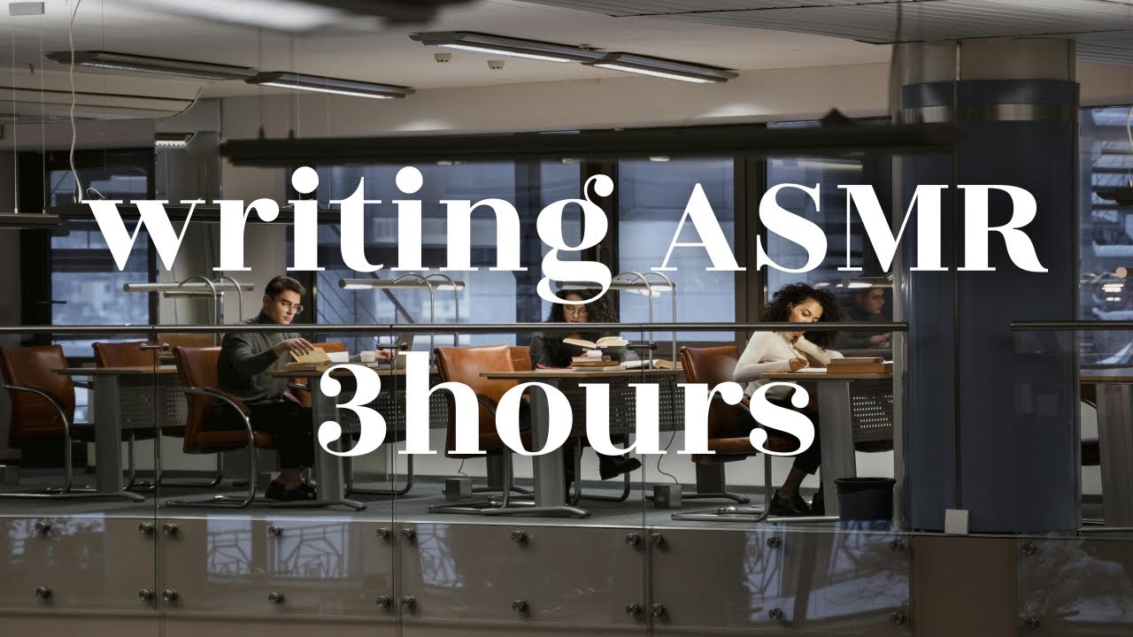 ✏️3hours writing sound✏️ㅣpen writing soundㅣpen asmrㅣFocusing, Studyingㅣ펜 asmr 