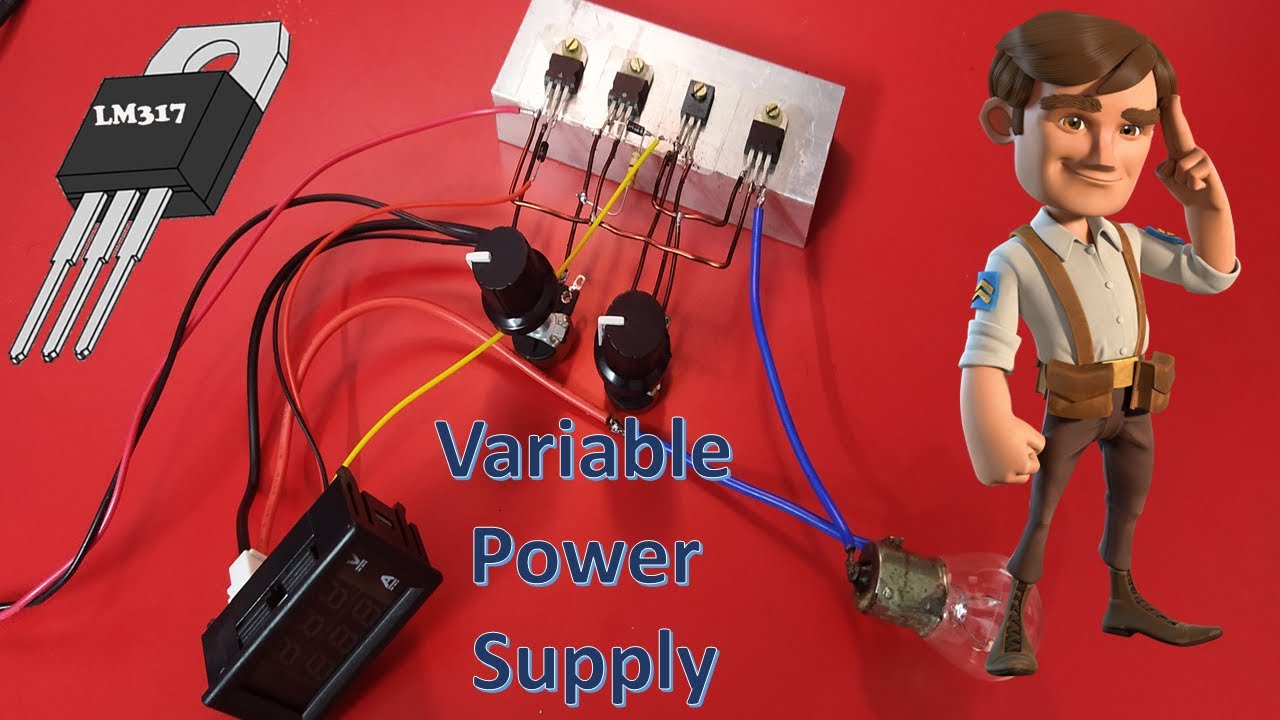 Bench power supply using LM317 || தமிழில்