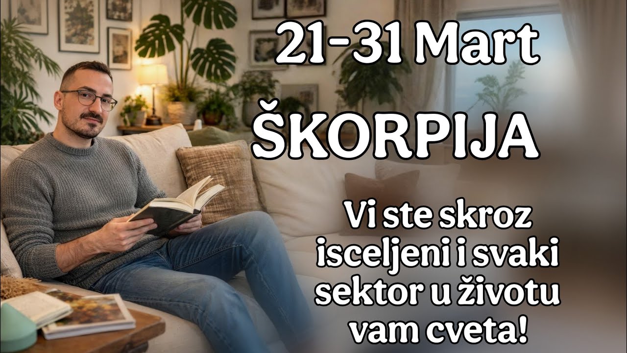 &Scaron;korpija 21 31 Mart Vi ste skroz isceljeni i svaki sektor u zivotu cveta!