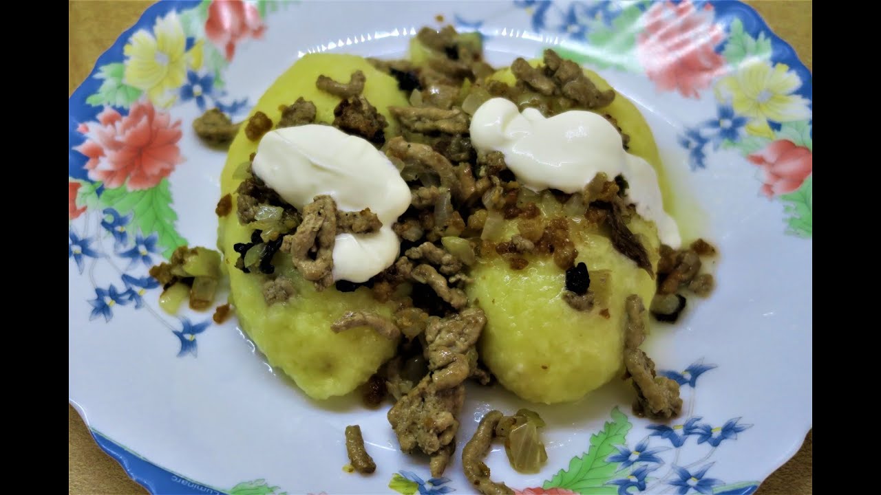 Virtų bulvių cepelinai su kalakutienos ir grybų įdaru ir varškės įdaru 🙂🙂
