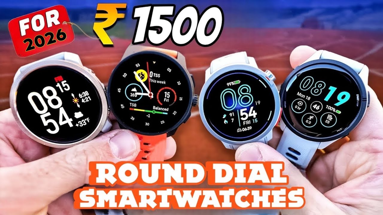 Top 5 Best Round Dial Smartwatch Under 1500 | best Smartwatch Under 1500