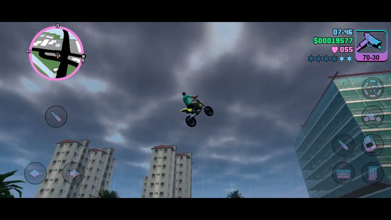Crazy Crime Spree in GTA Vice City Mobile | Police Chase & Epic Wasted