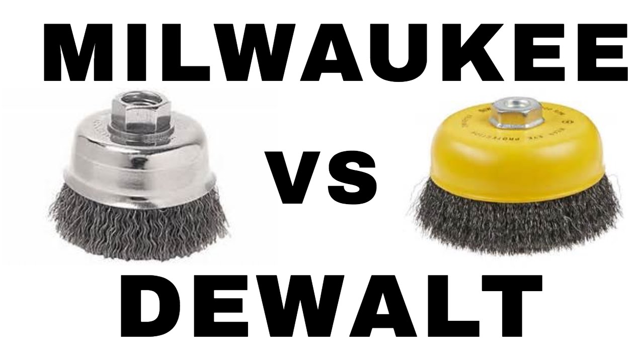 Milwaukee vs Dewalt Wire Cup Brush | Who won?
