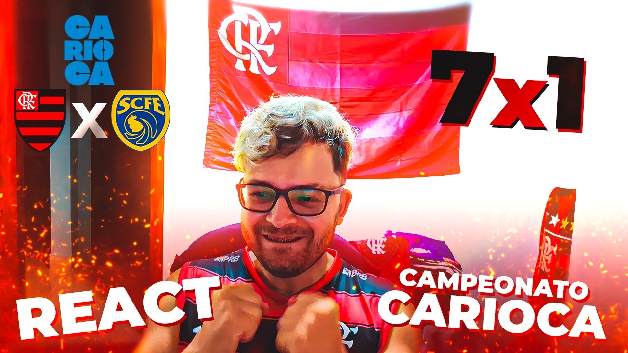 UM ATROPELO ESTILO ALEMANHA DE 2014! REACT FLAMENGO x SAMPAIO CORRÊA-RJ 🔴⚫ CAMPEONATO CARIOCA