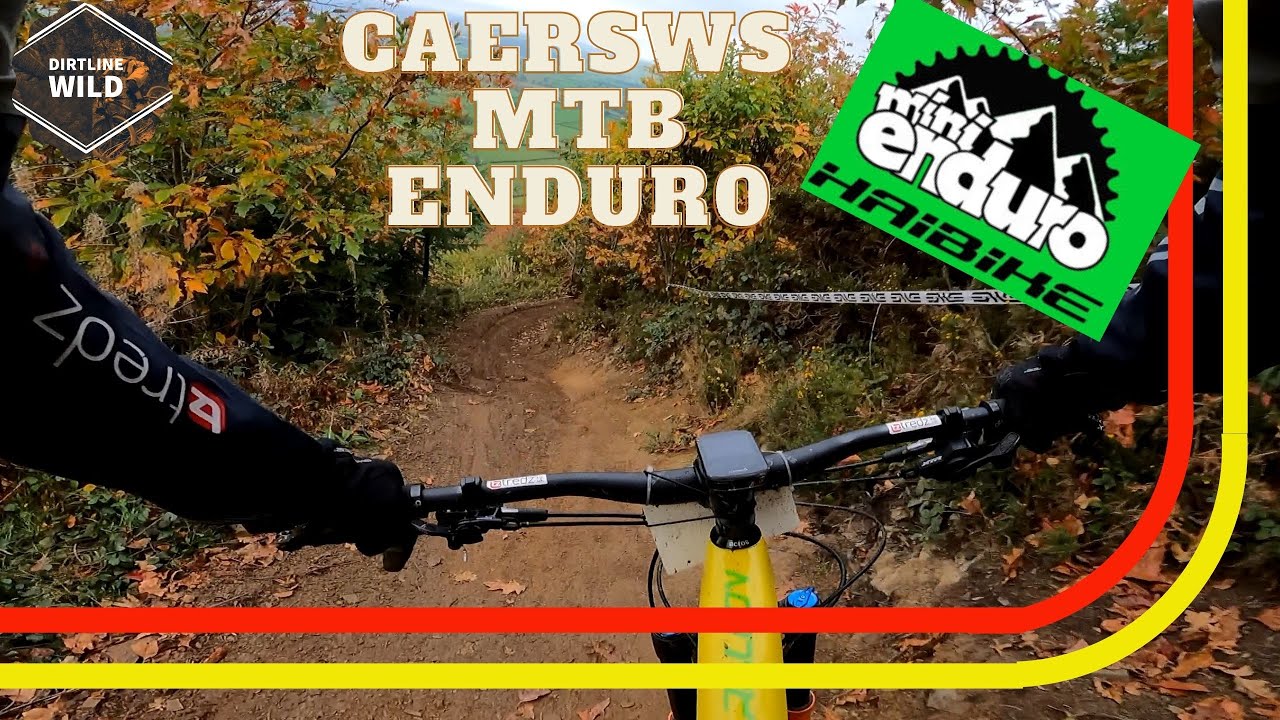 MTB Enduro racing at Caersews Wales