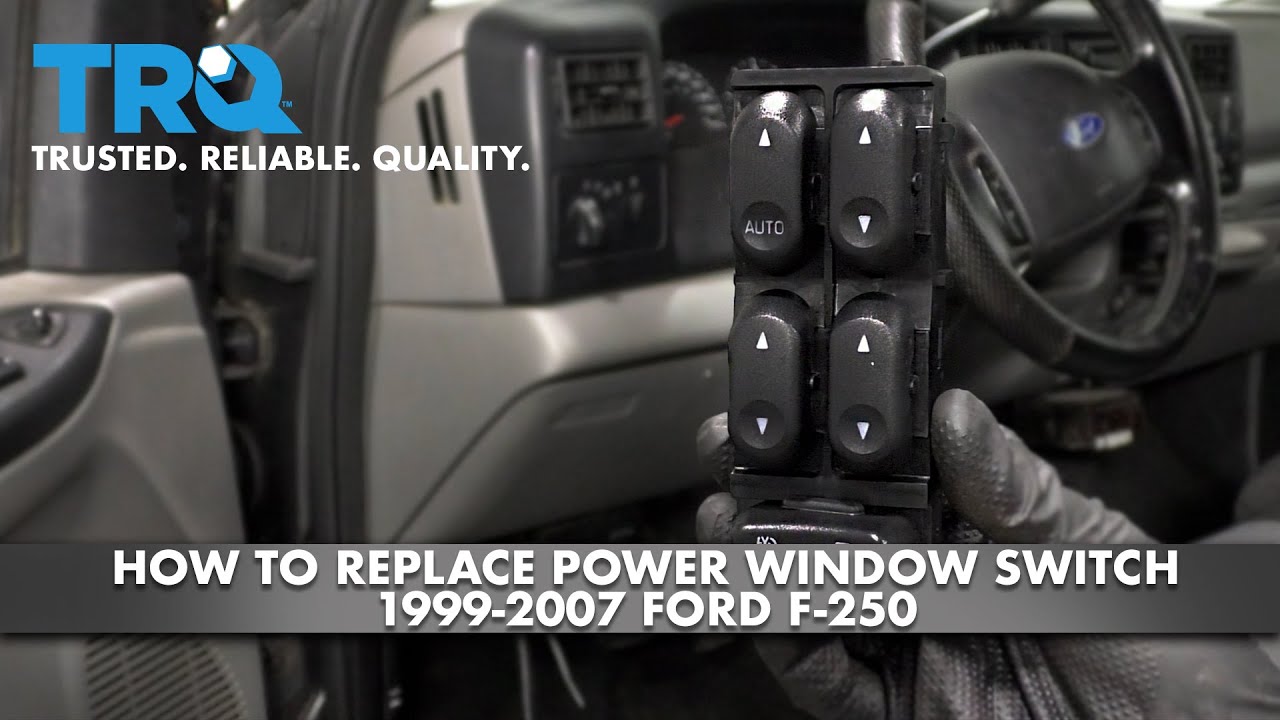 How To Replace Power Window Switch 1999-2007 Ford F-250