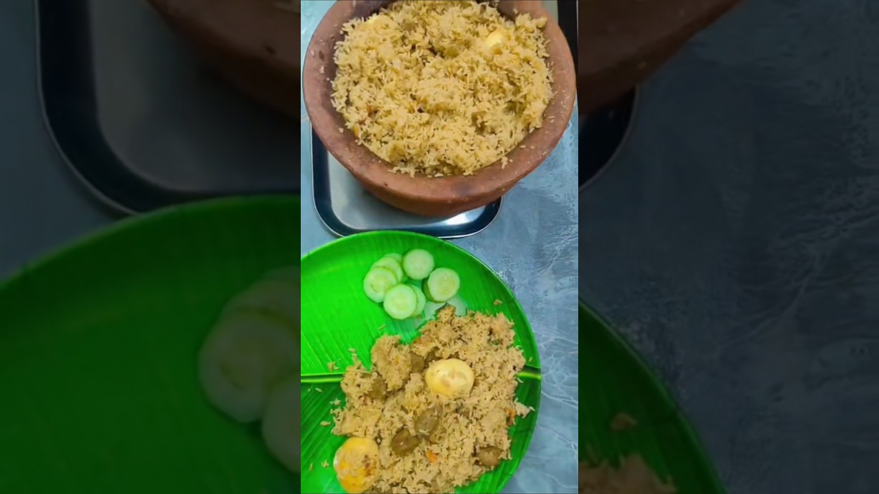 Meal Maker and Egg Biryani 😛 Short video.Biryani.