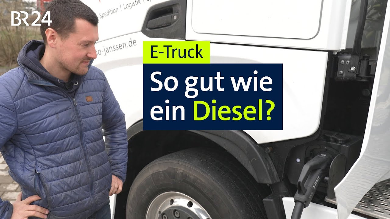 Verkehrswende: Ist ein Elektro-Lkw so gut und schnell wie ein Diesel? | Abendschau | BR24