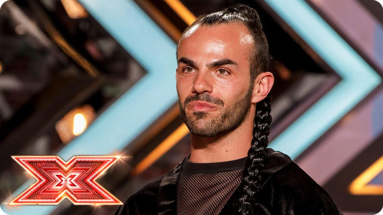 Slavko Kalezic whips his hair back and forth | Auditions Week 4 | The X Factor 2017