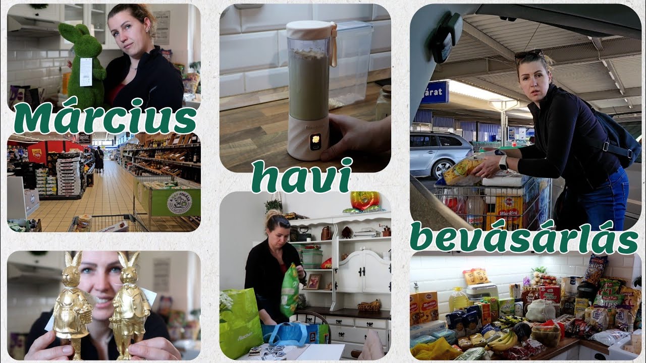 MÁRCIUS HAVI BEVÁSÁRLÁS, MENÜ ÖTLETEK ÉS A BLENDY GO