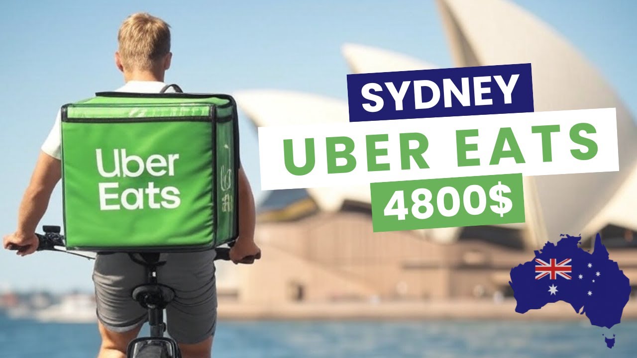 Uber Eats en Australie à Sydney ! $4800 par mois + Parrainage